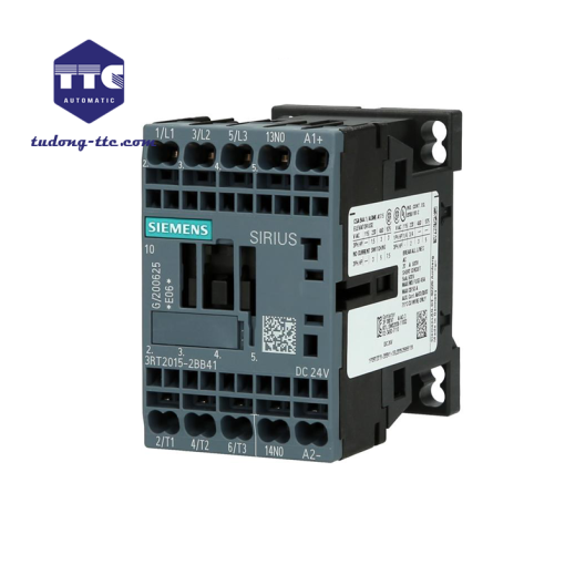 3RT2015-2BB42 | power contactor 3.7 A 3 kW / 400 V 3-pole 24 V